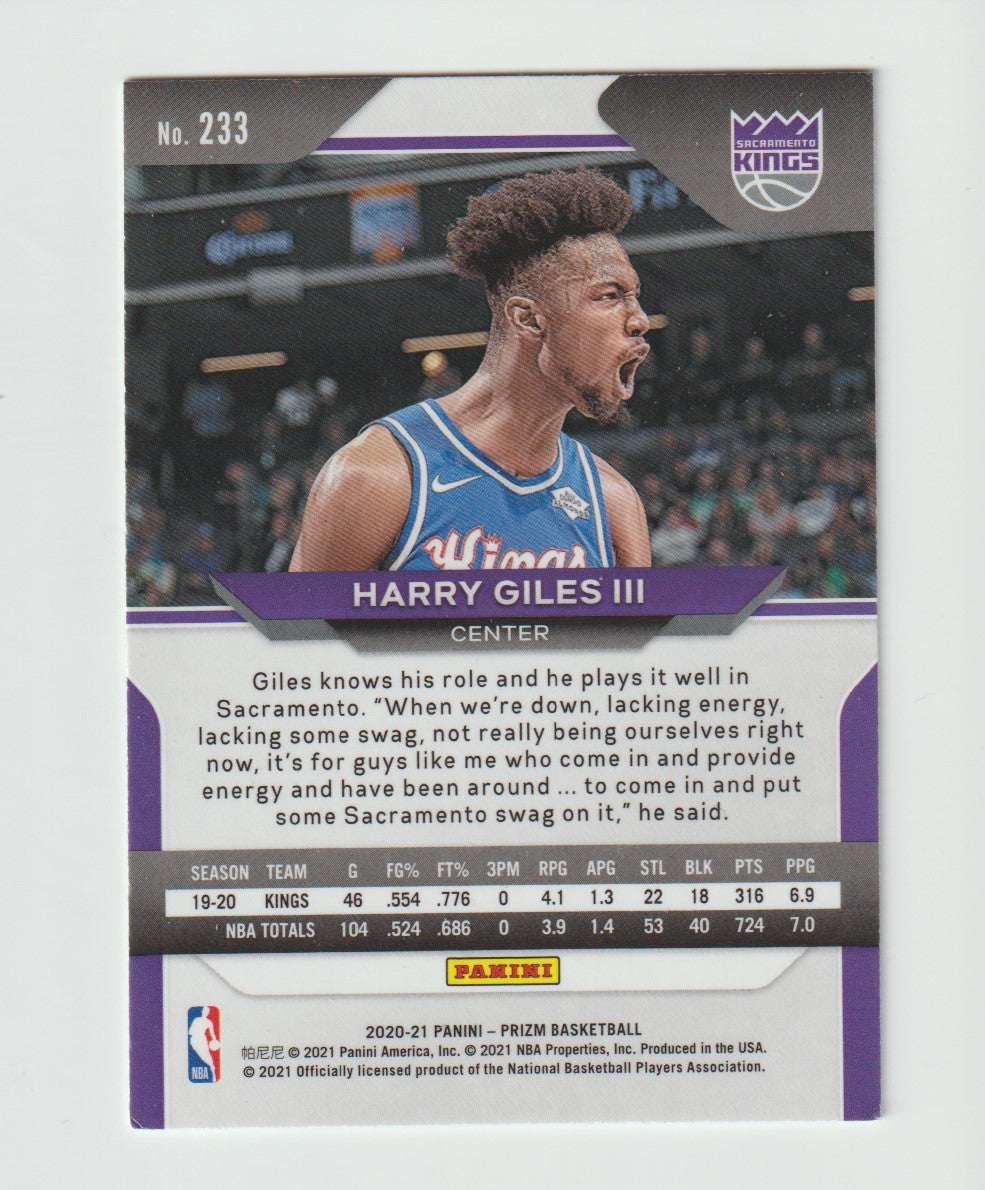 233 Harry Giles III - Sacramento Kings