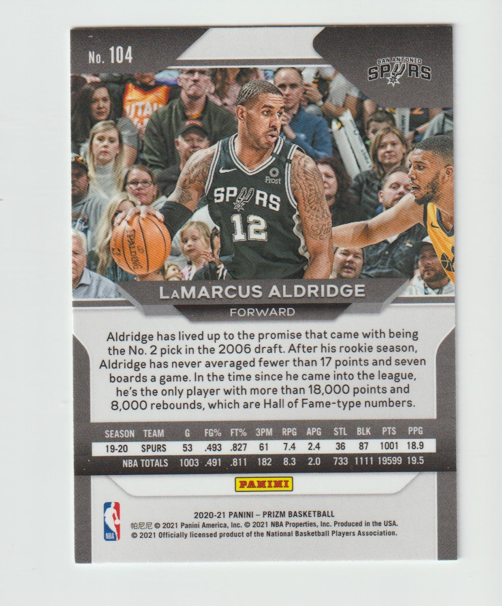 104 LaMarcus Aldridge - San Antonio Spurs