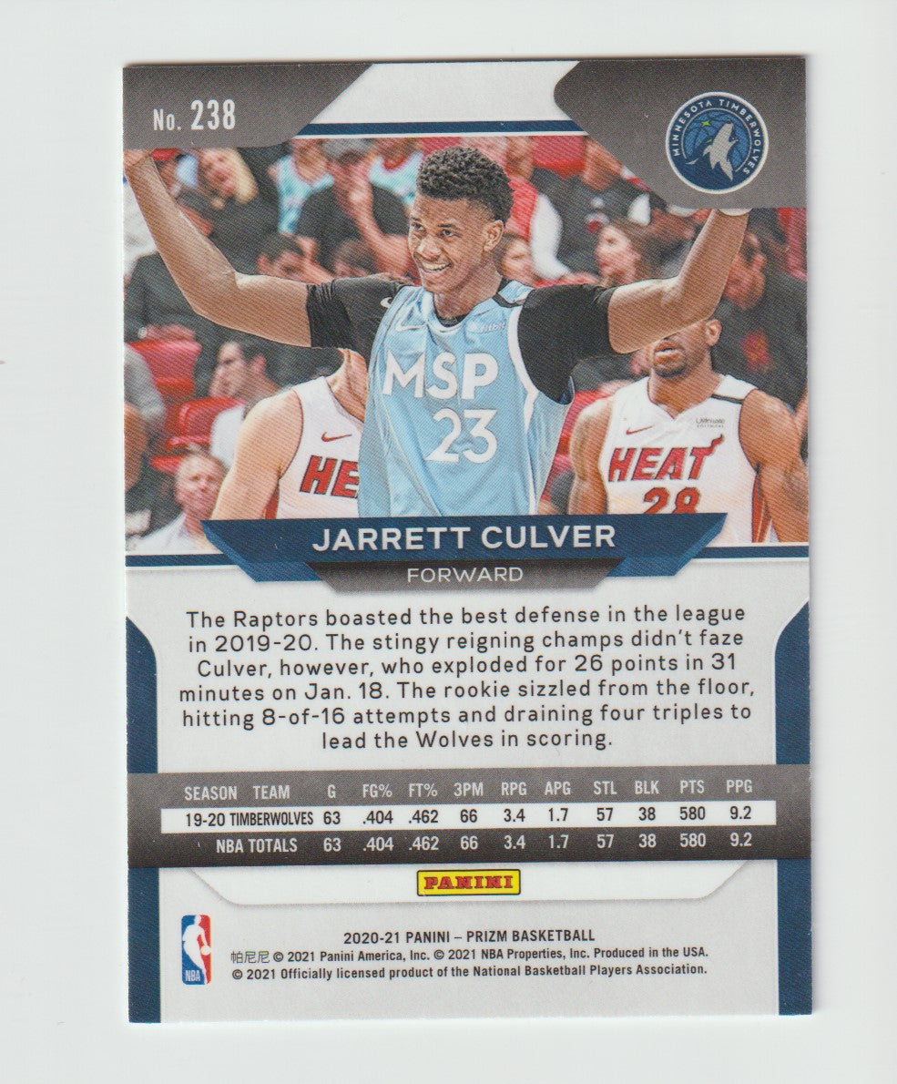 238 Jarrett Culver - Minnesota Timberwolves