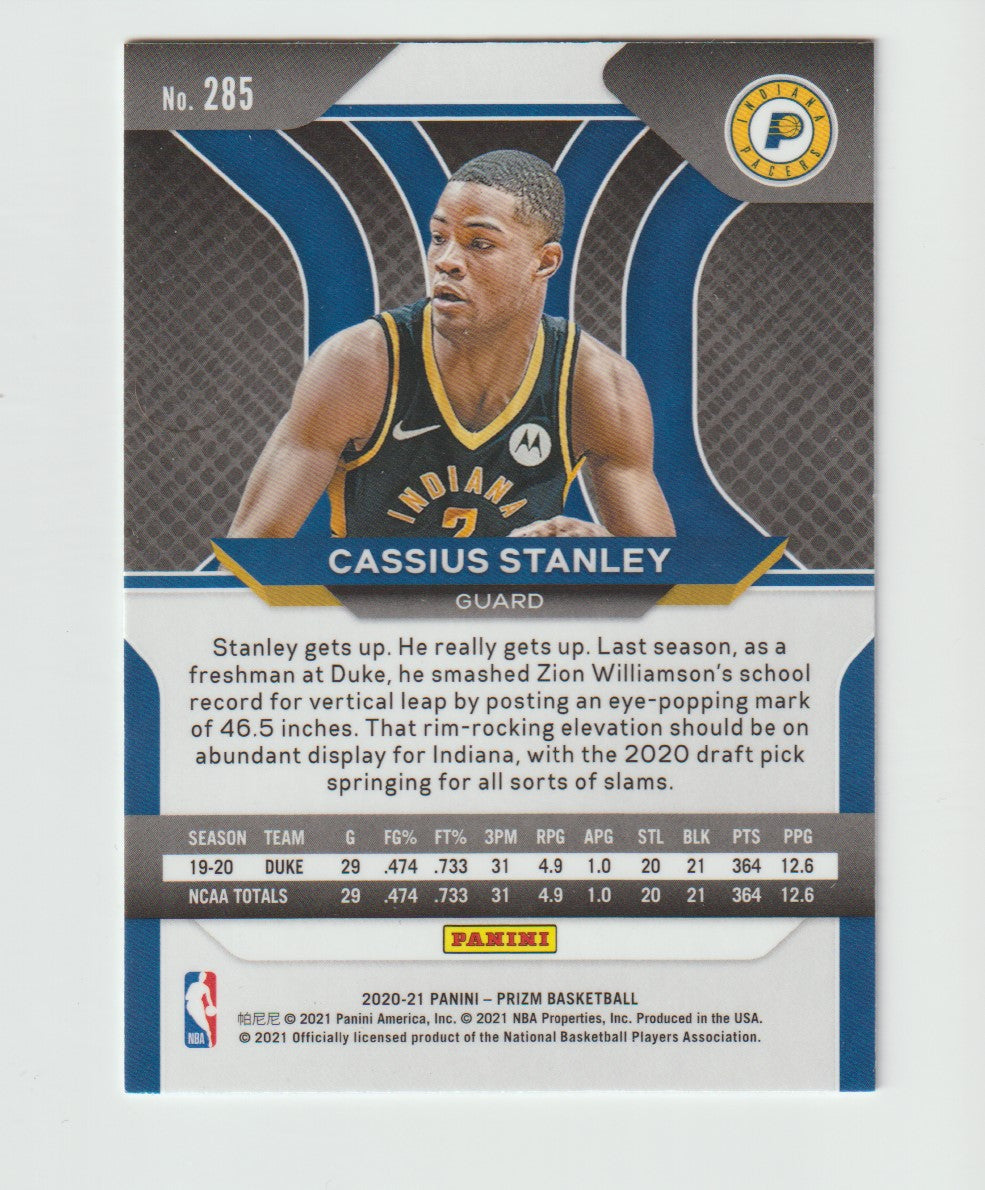 285 Cassius Stanley - Indiana Pacers