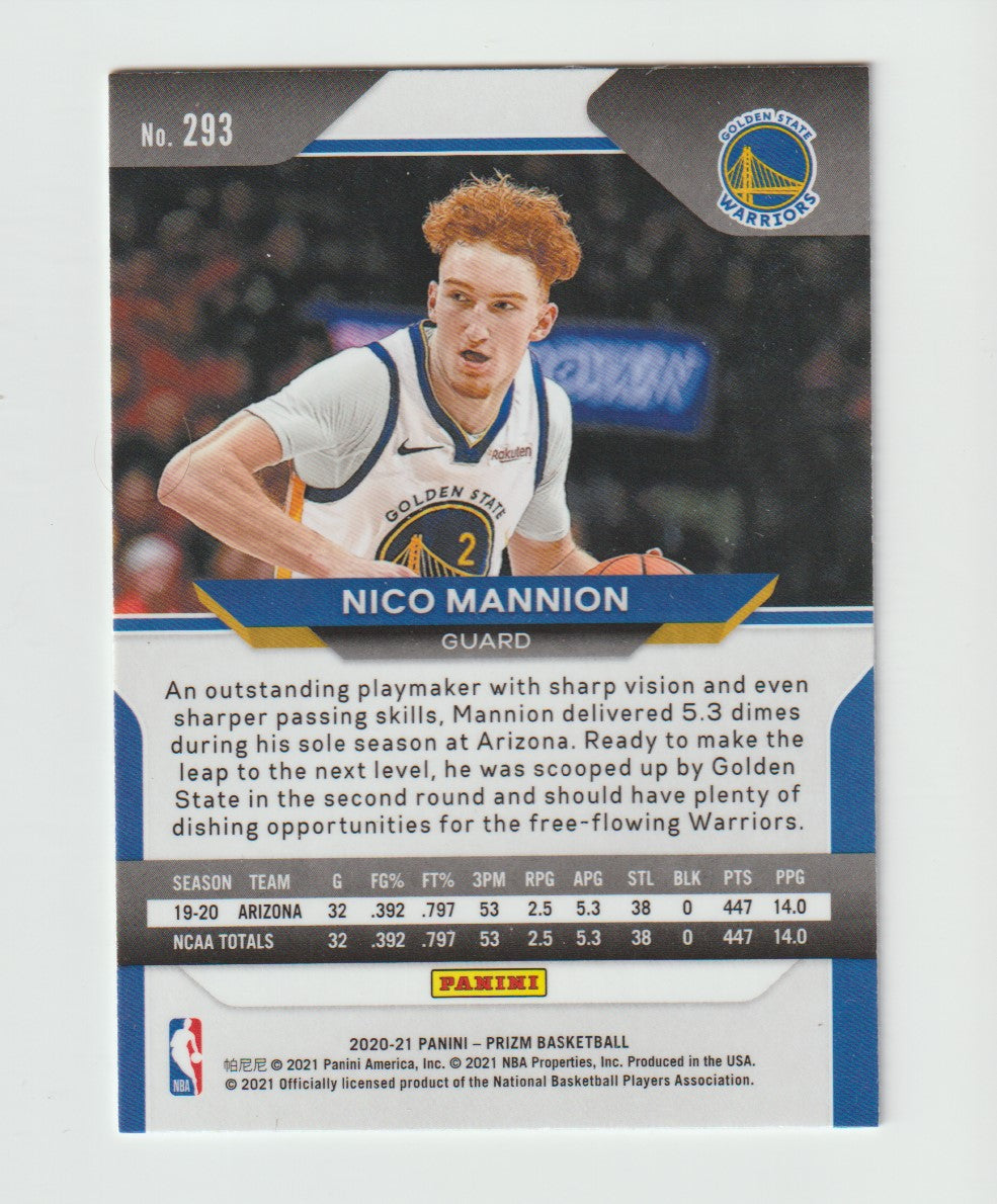 293 Nico Mannion - Golden State Warriors