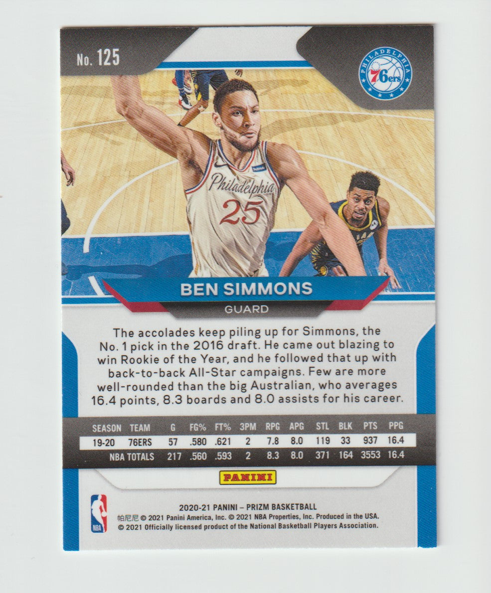 125 Ben Simmons - Philadelphia 76ers