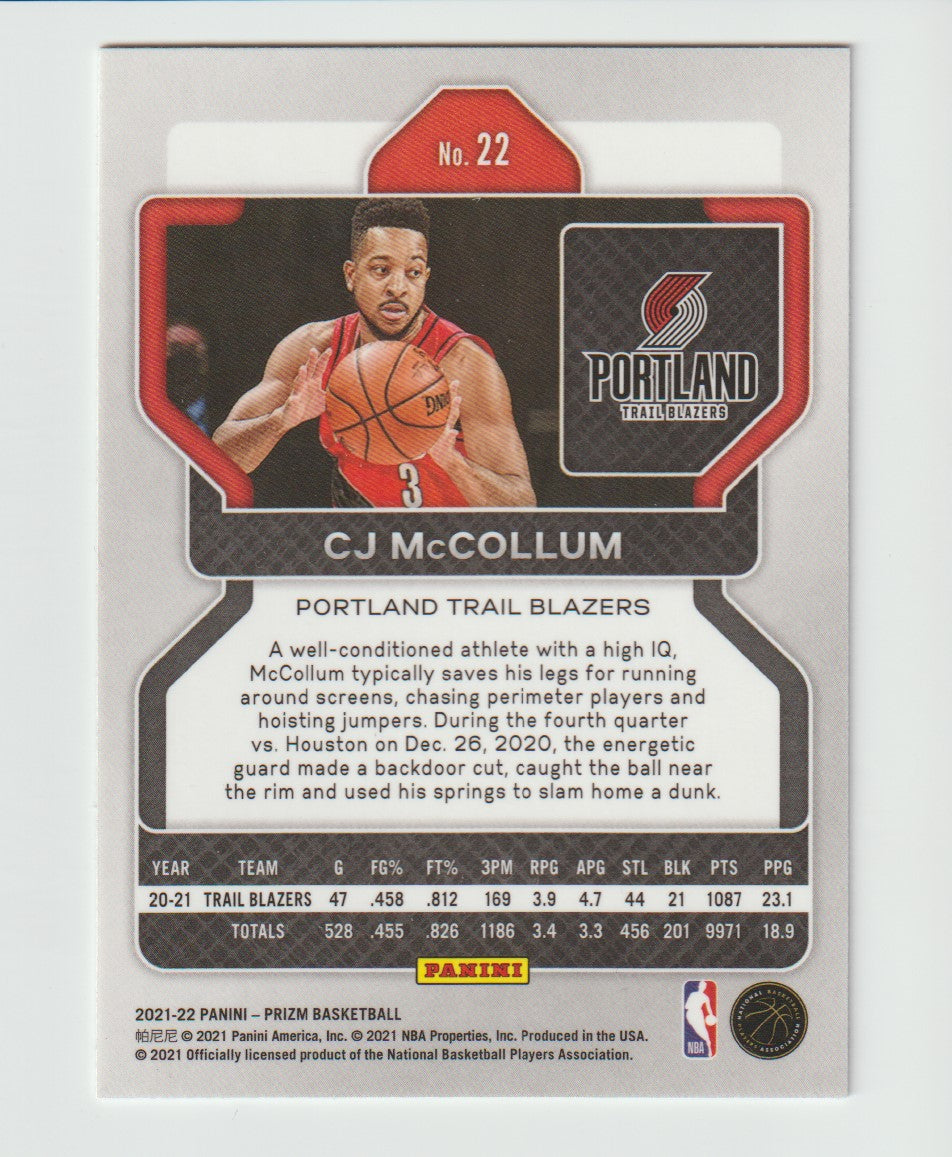 022 CJ McCollum - Portland Trail Blazers