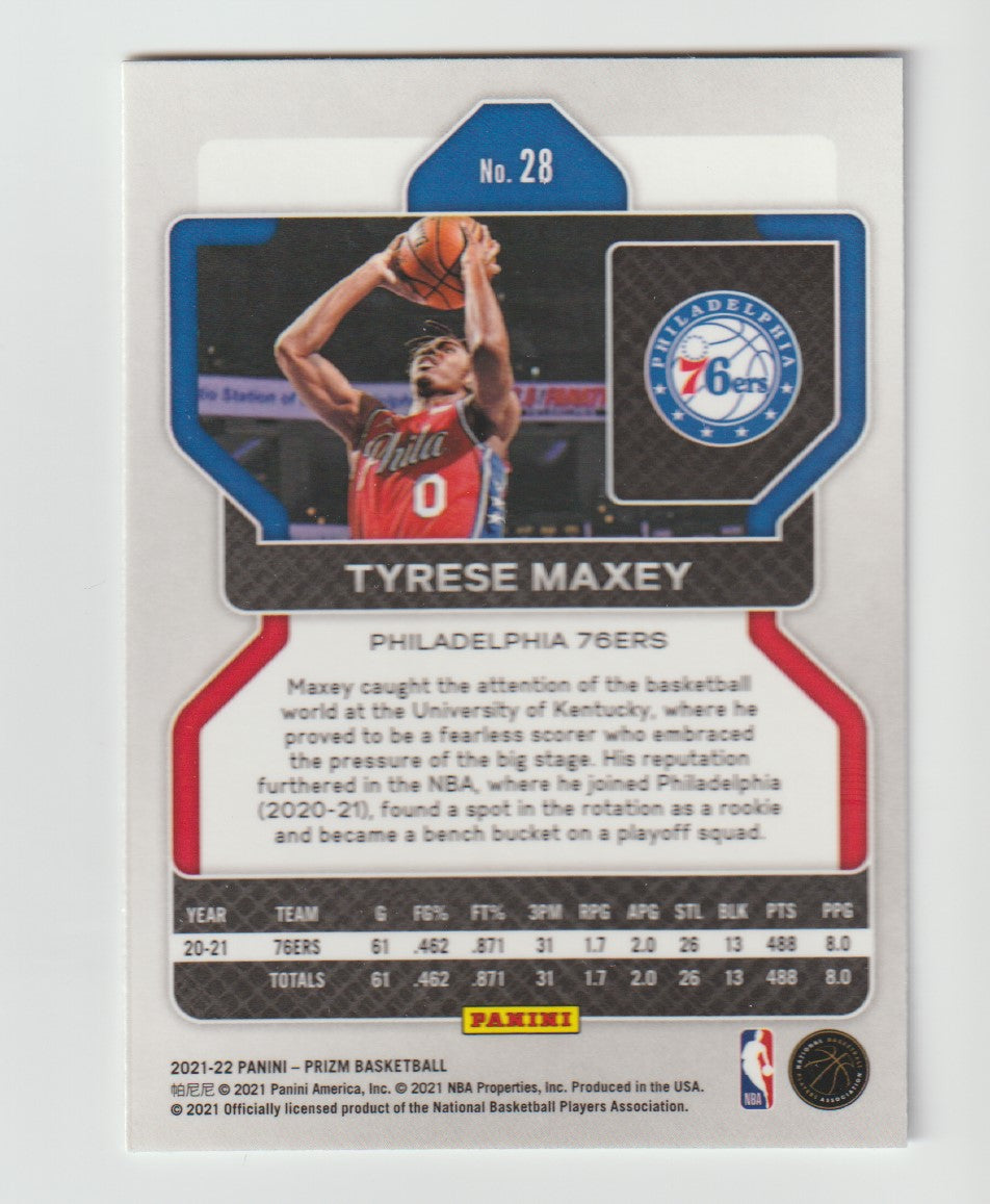 028 Tyrese Maxey - Philadelphia 76ers