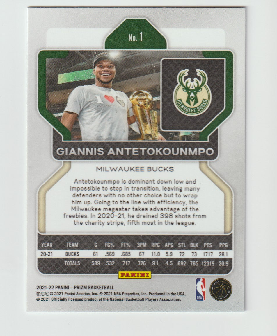 001 Giannis Antetokounmpo - Milwaukee Bucks