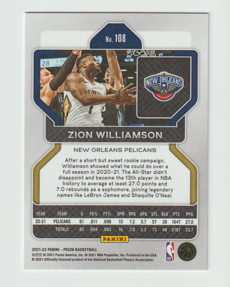 108 Zion Williamson - New Orleans Pelicans