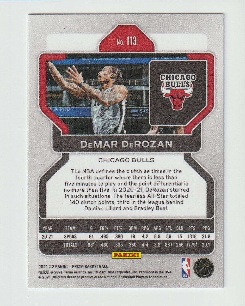 113 DeMar DeRozan - Chicago Bulls