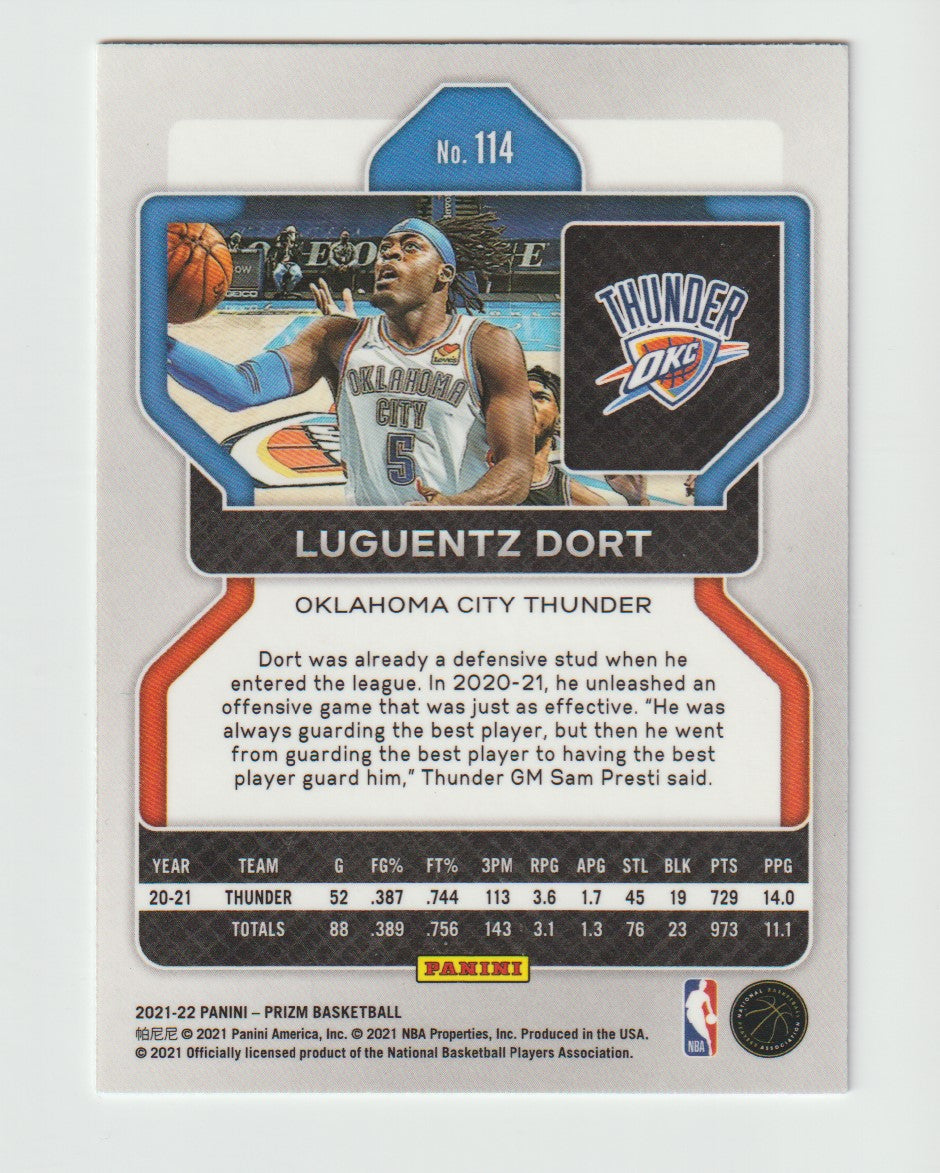 114 Luguentz Dort - Oklahoma City Thunder