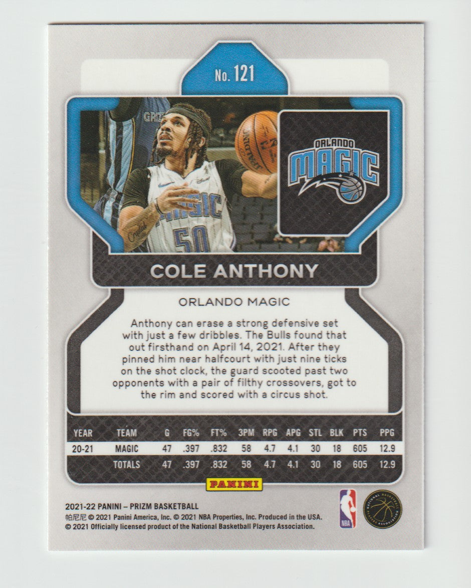 121 Cole Anthony - Orlando Magic