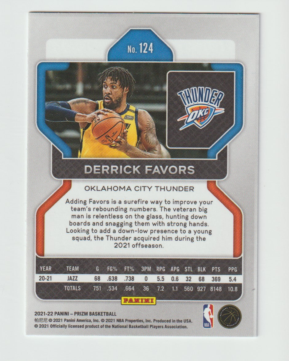 124 Derrick Favors - Oklahoma City Thunder