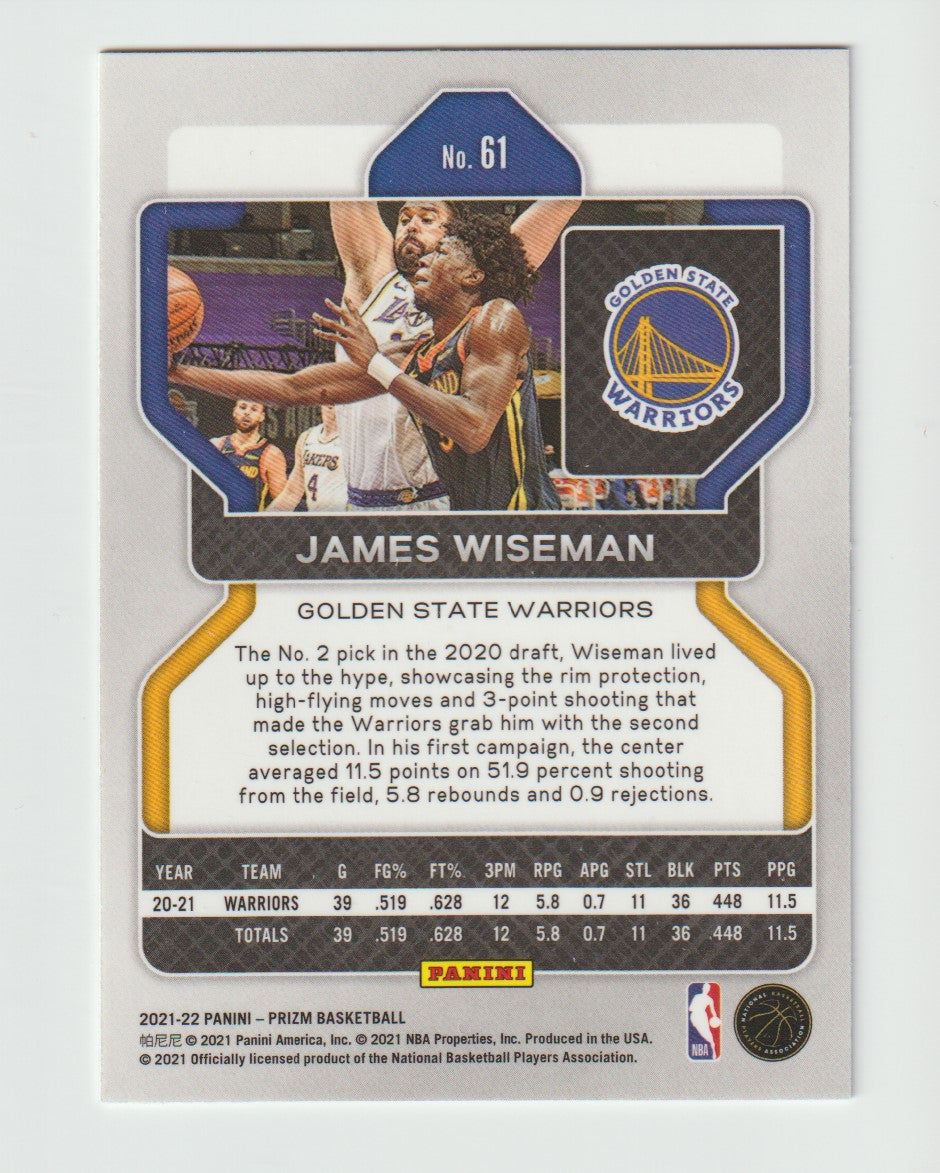 061 James Wiseman - Golden State Warriors