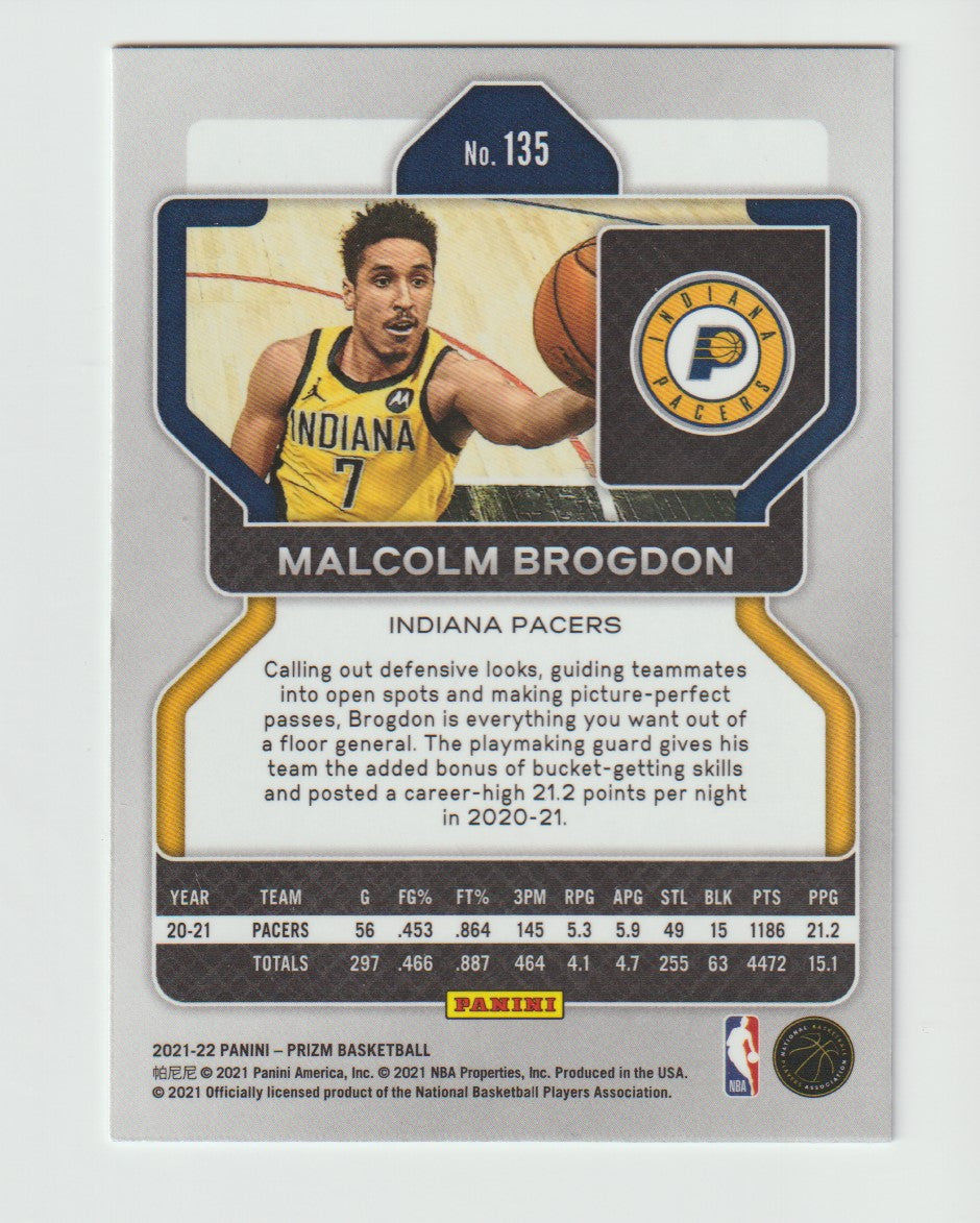 135 Malcolm Brogdon - Indiana Pacers