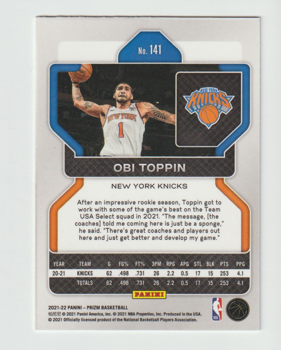 141 Obi Toppin - New York Knicks