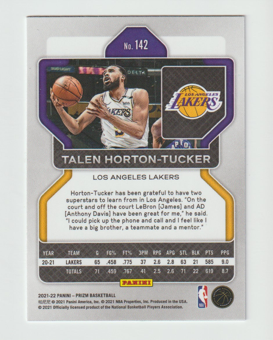 142 Talen Horton-Tucker - Los Angeles Lakers