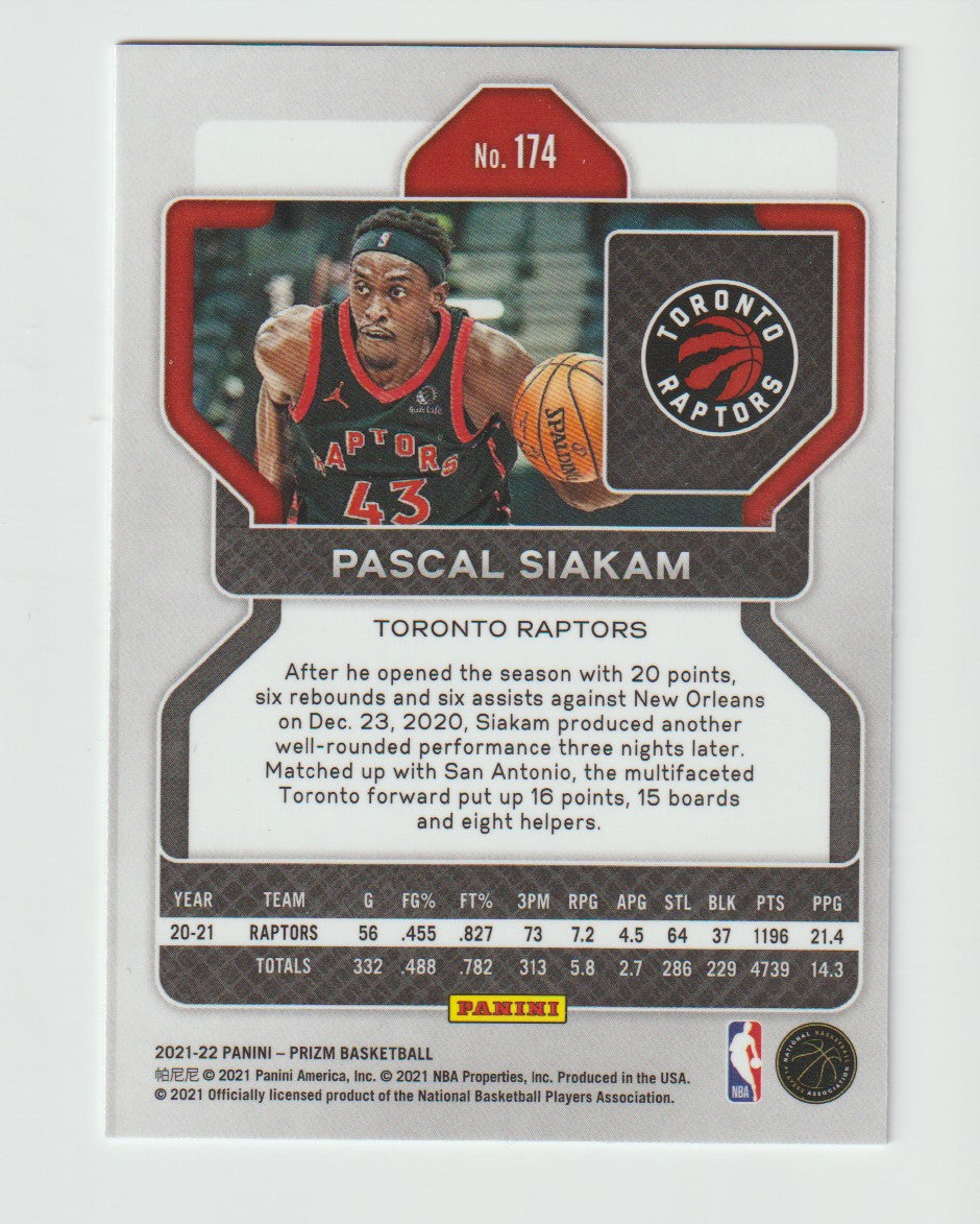 174 Pascal Siakam - Toronto Raptors