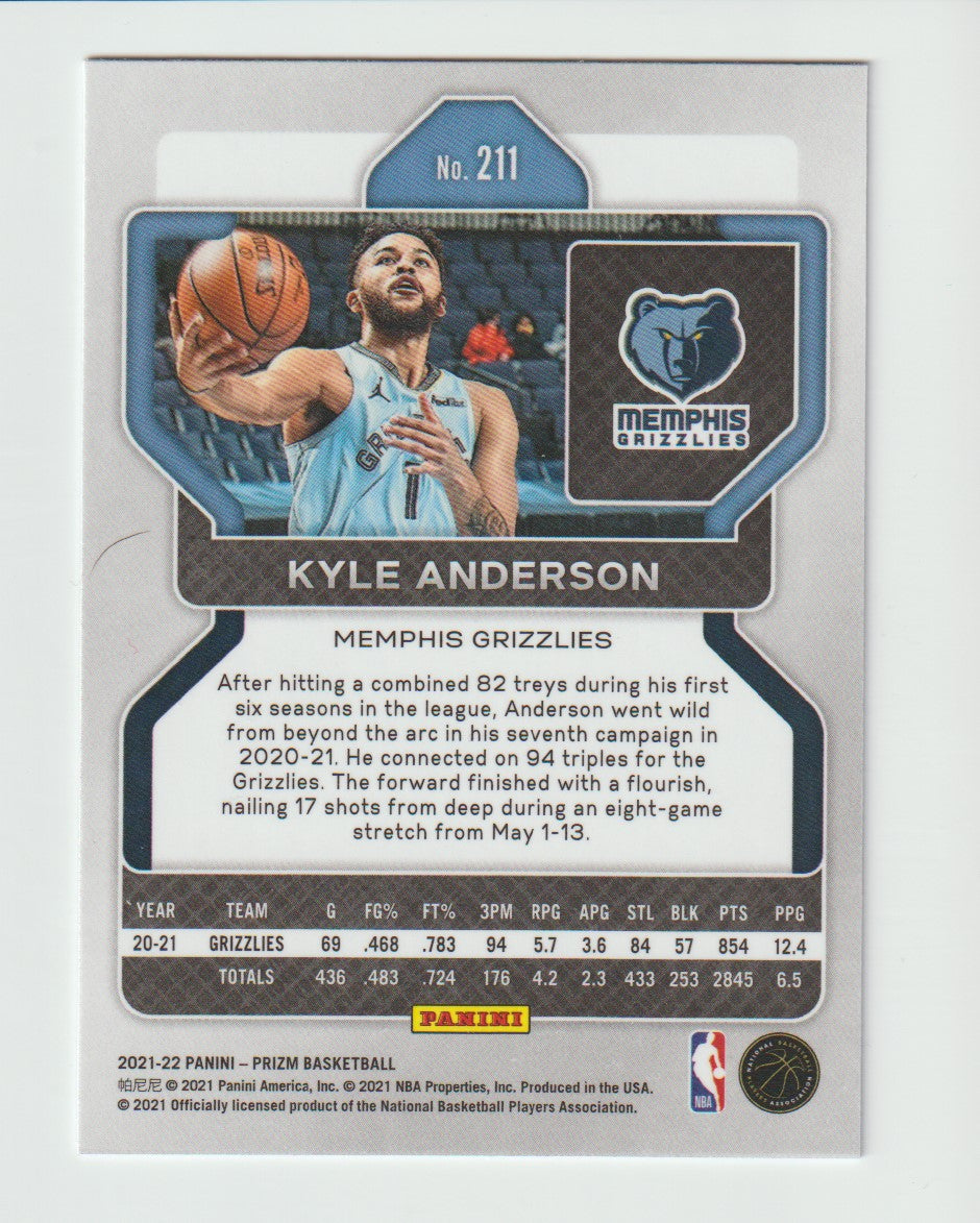 211 Kyle Anderson - Memphis Grizzlies