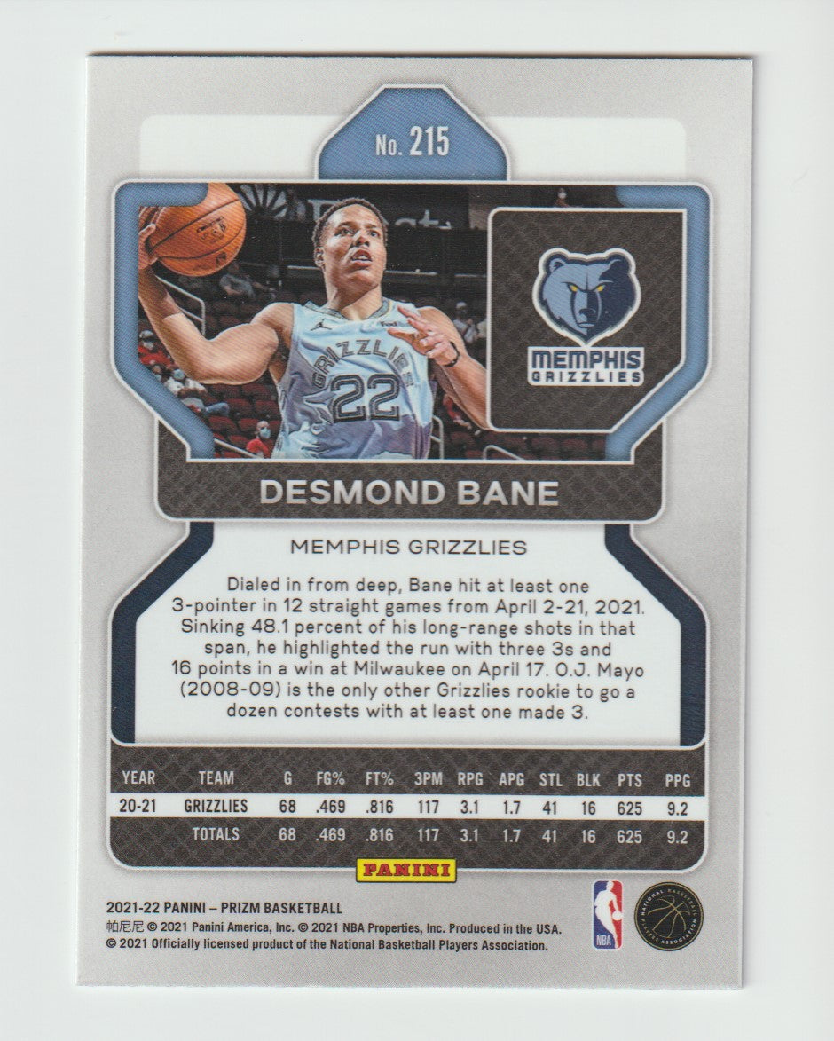 215 Desmond Bane - Memphis Grizzlies