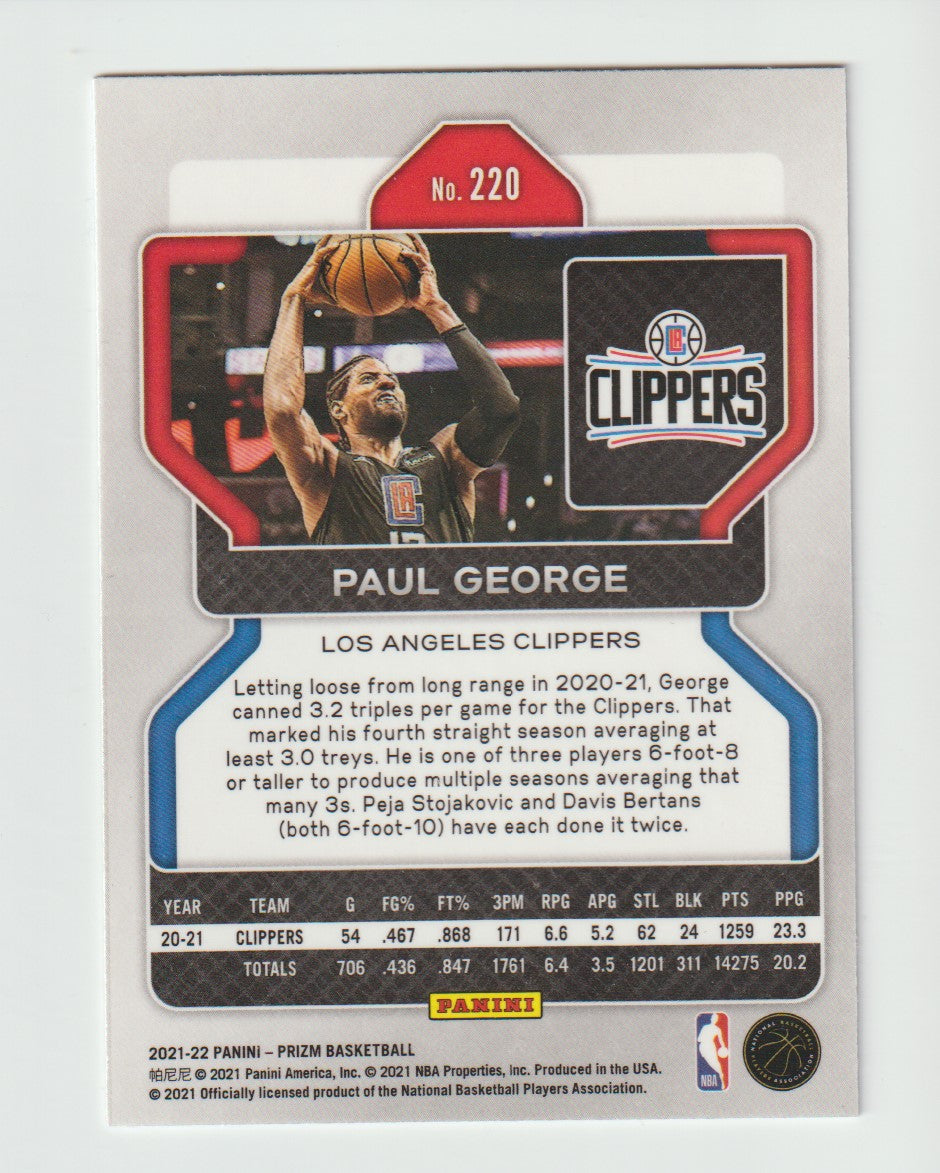 220 Paul George - Los Angeles Clippers