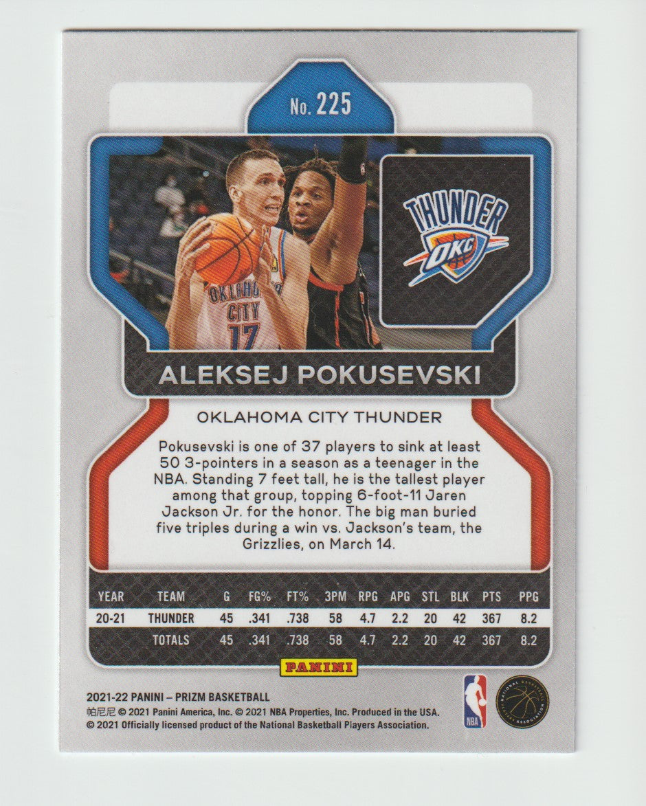 225 Aleksej Pokusevski - Oklahoma City Thunder