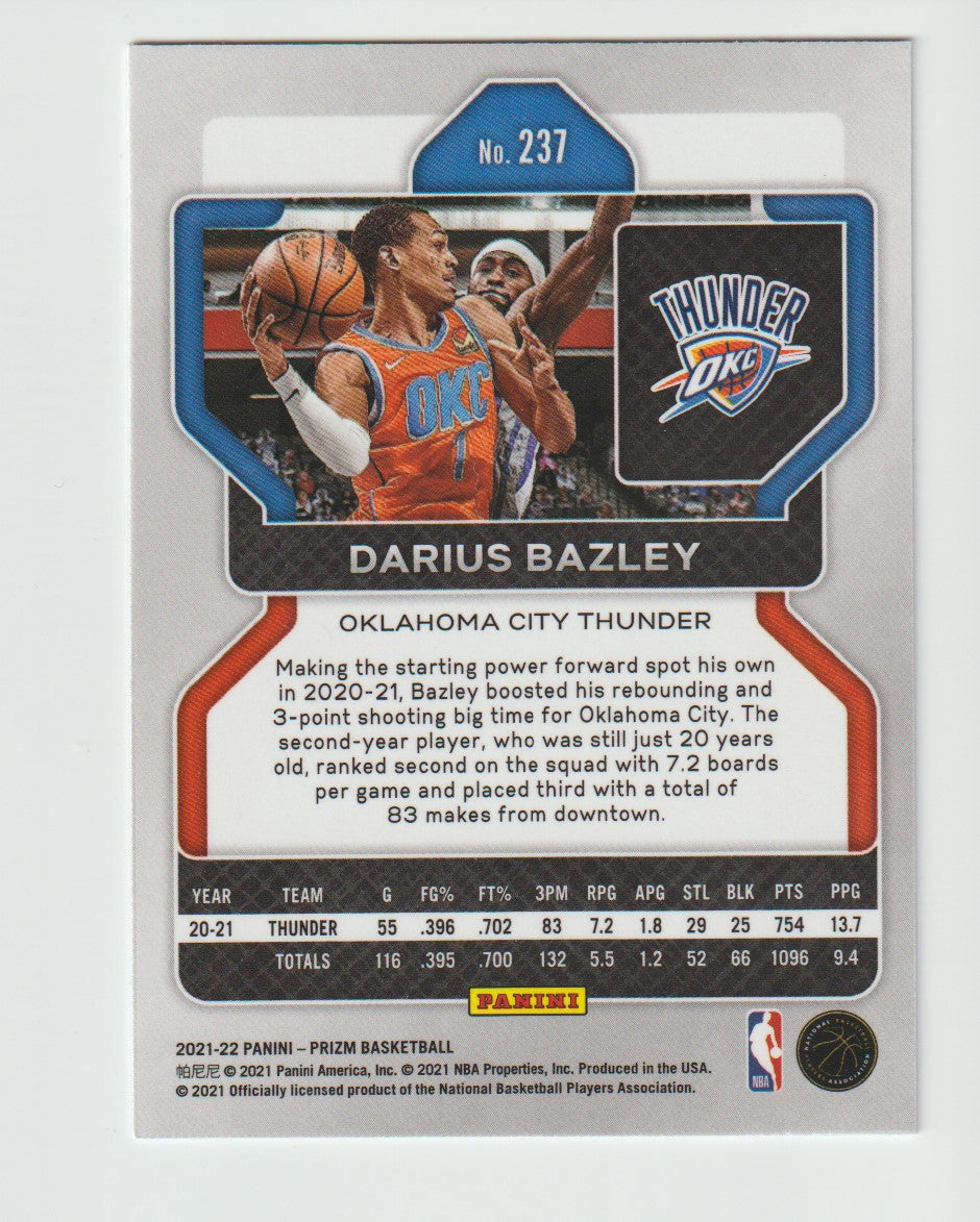 237 Darius Bazley - Oklahoma City Thunder