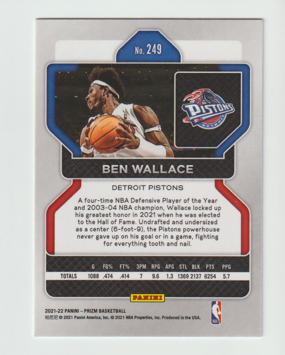 249 Ben Wallace - Detroit Pistons