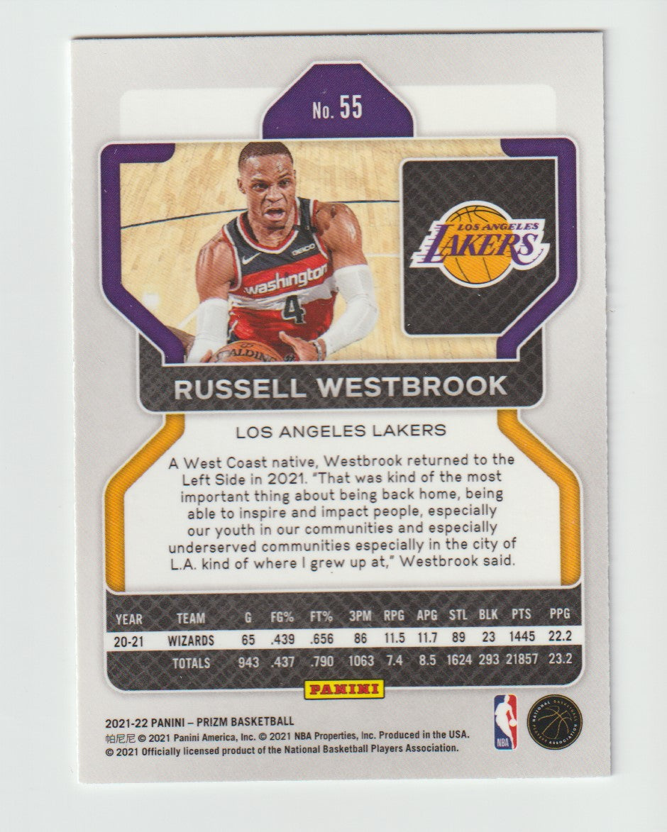 055 Russell Westbrook - Los Angeles Lakers