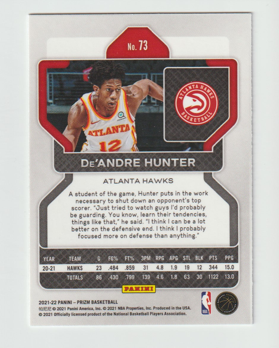 073 De'Andre Hunter - Atlanta Hawks