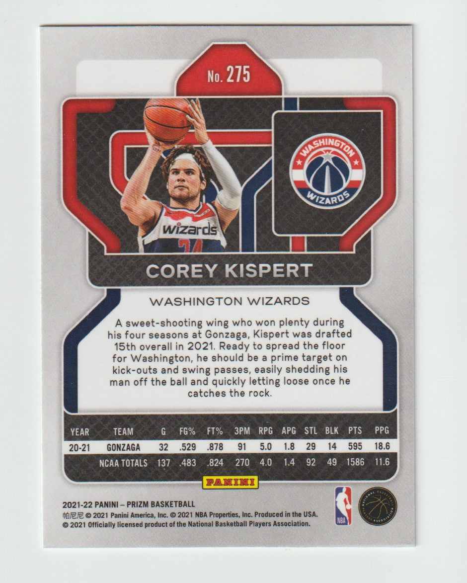 275 Corey Kispert - Washington Wizards