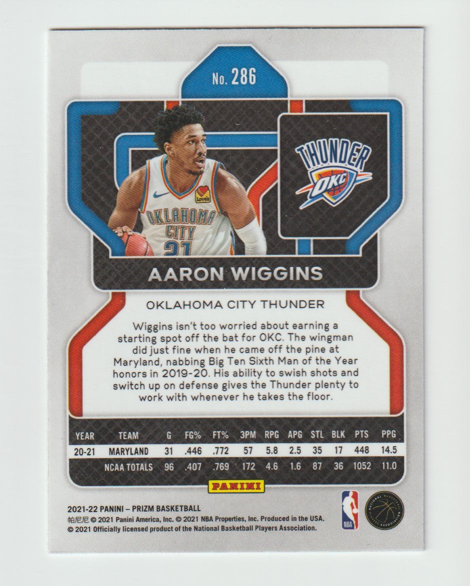 286 Aaron Wiggins - Oklahoma City Thunder