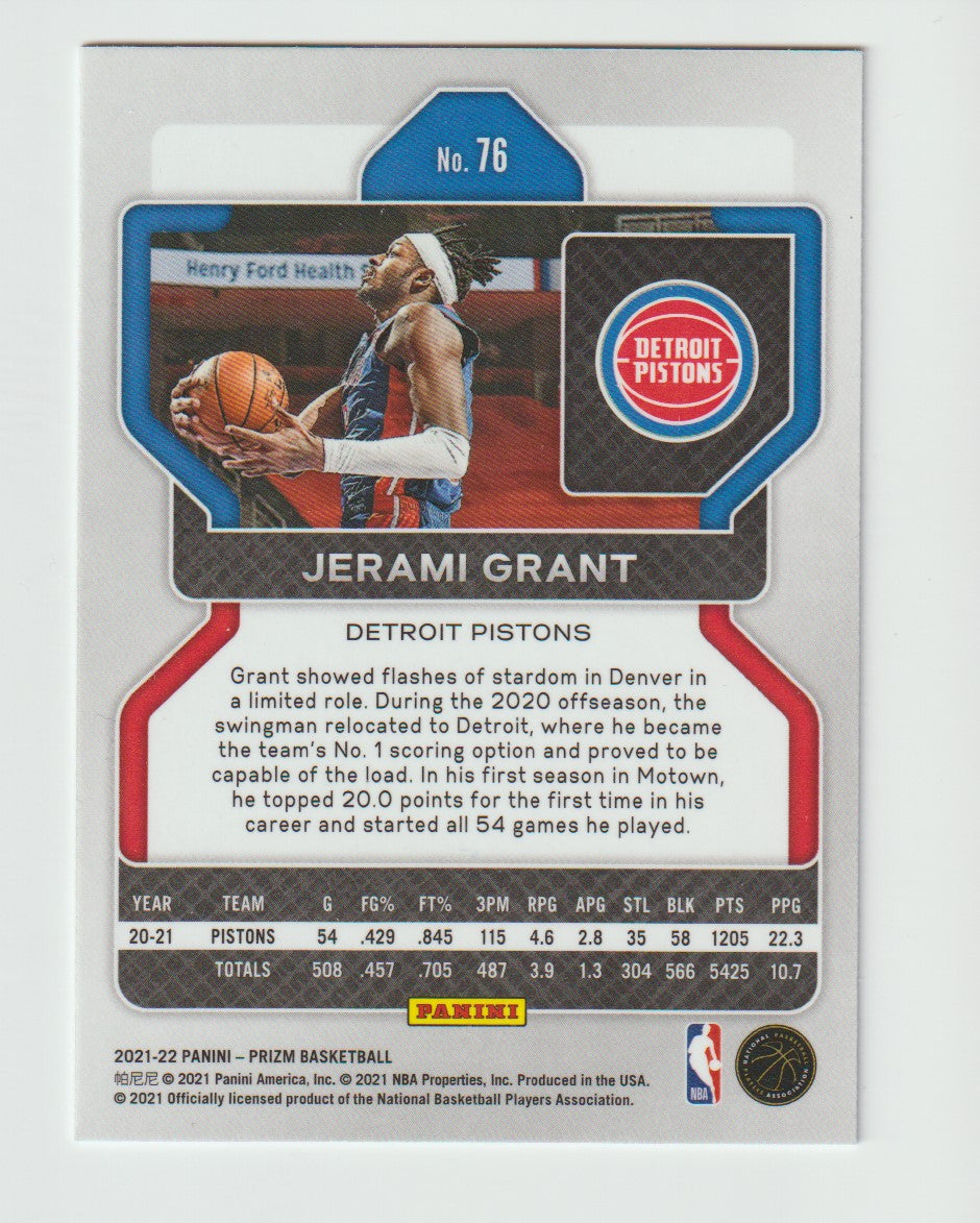 076 Jerami Grant - Detroit Pistons