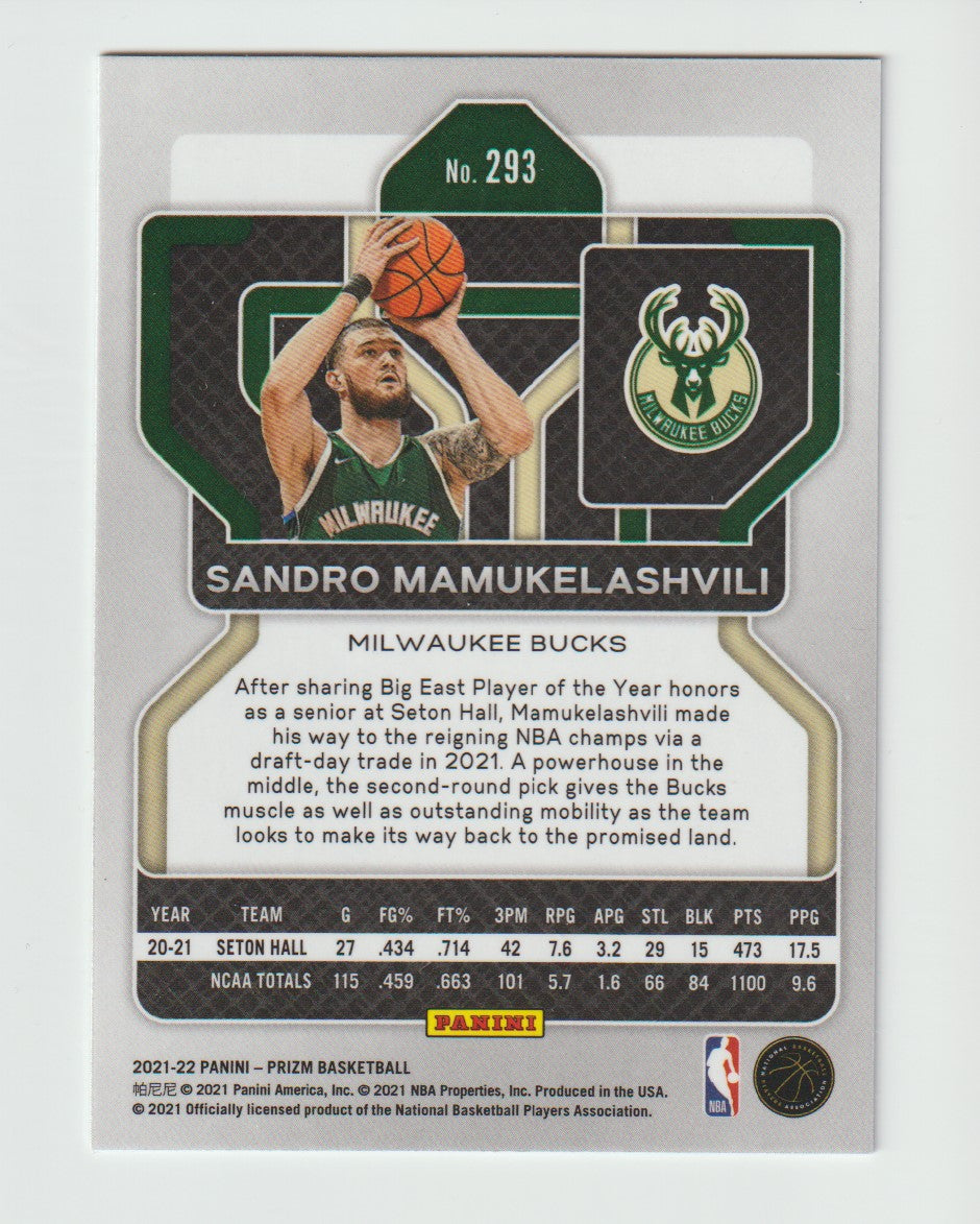 293 Sandro Mamukelashvili - Milwaukee Bucks