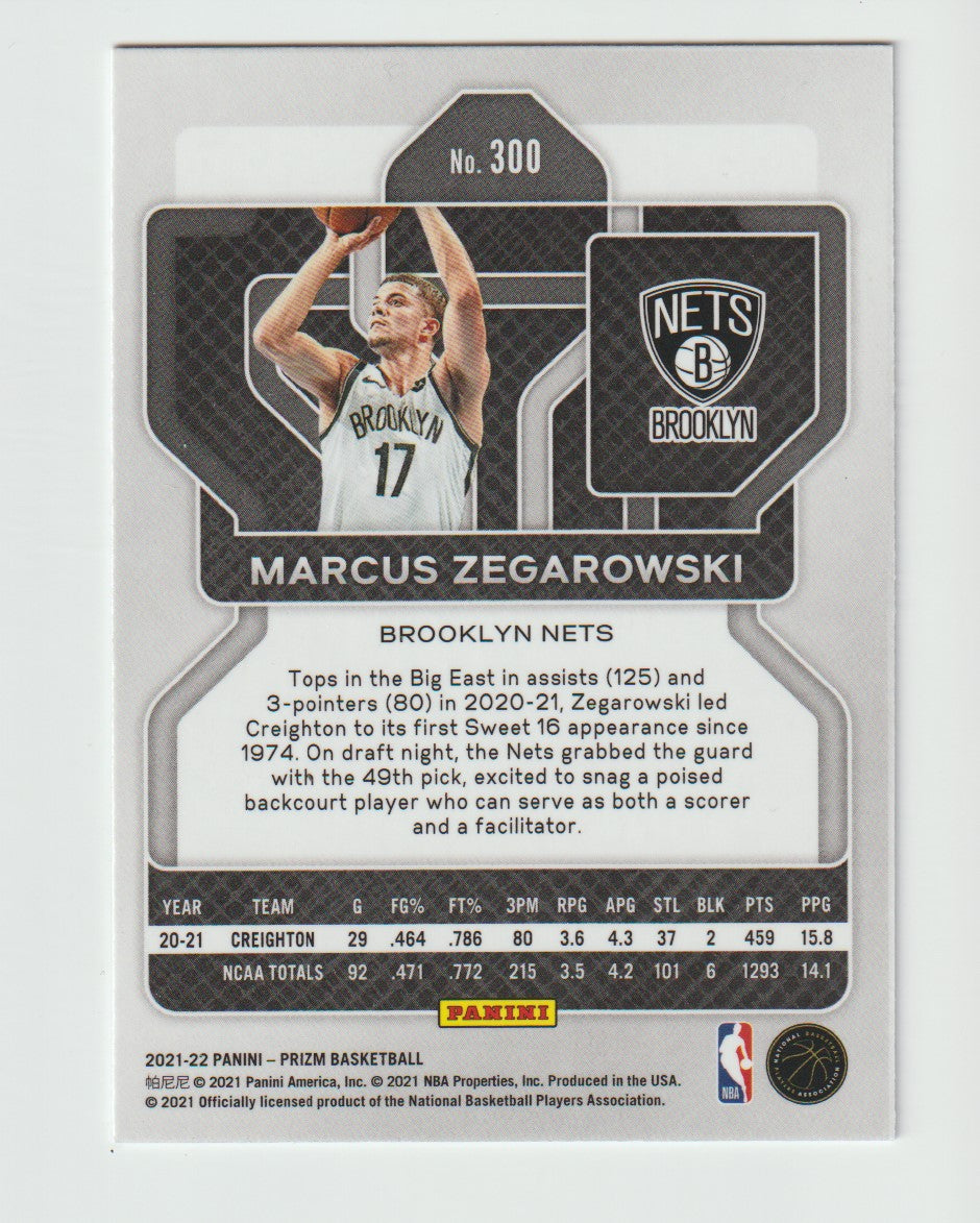 300 Marcus Zegarowski - Brooklyn Nets