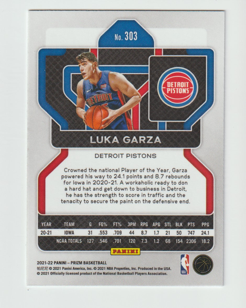 303 Luka Garza - Detroit Pistons