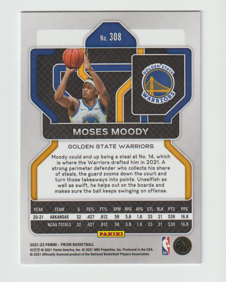 308 Moses Moody - Golden State Warriors