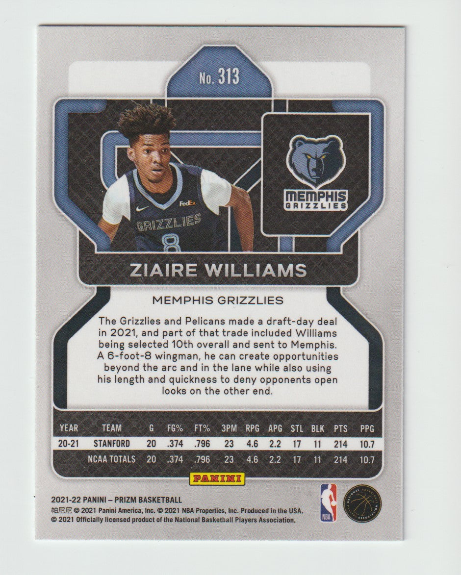 313 Ziaire Williams - Memphis Grizzlies