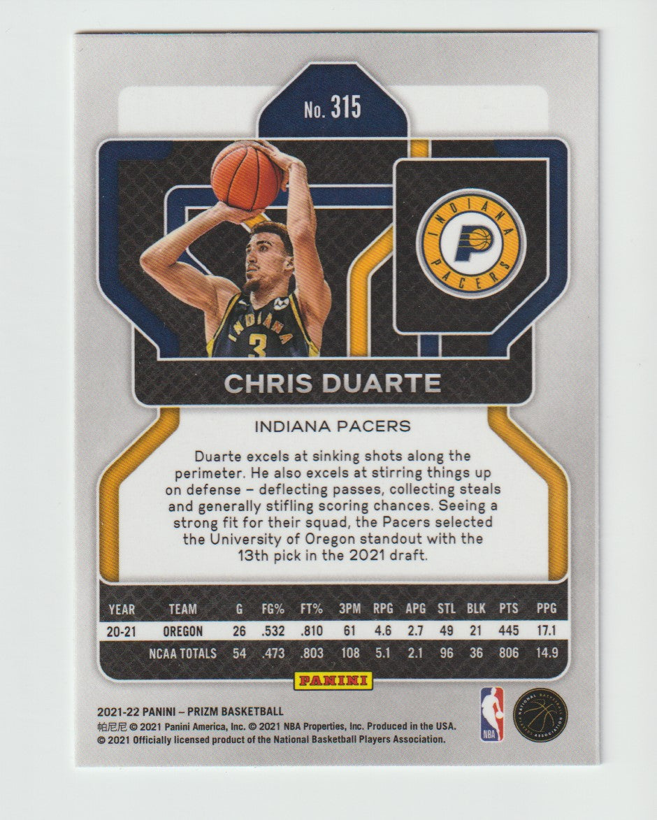 315 Chris Duarte - Indiana Pacers