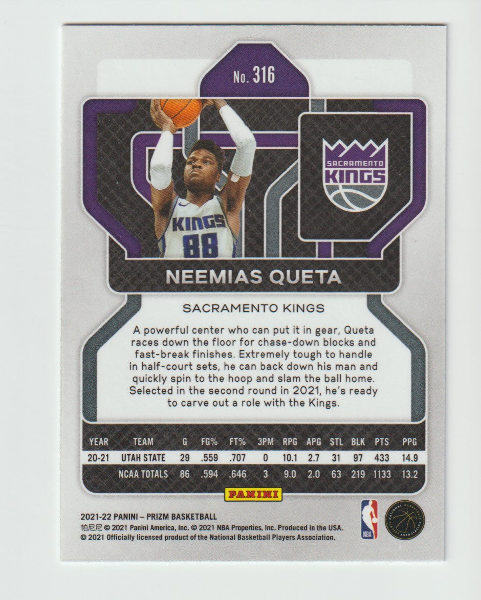 316 Neemias Queta - Sacramento Kings