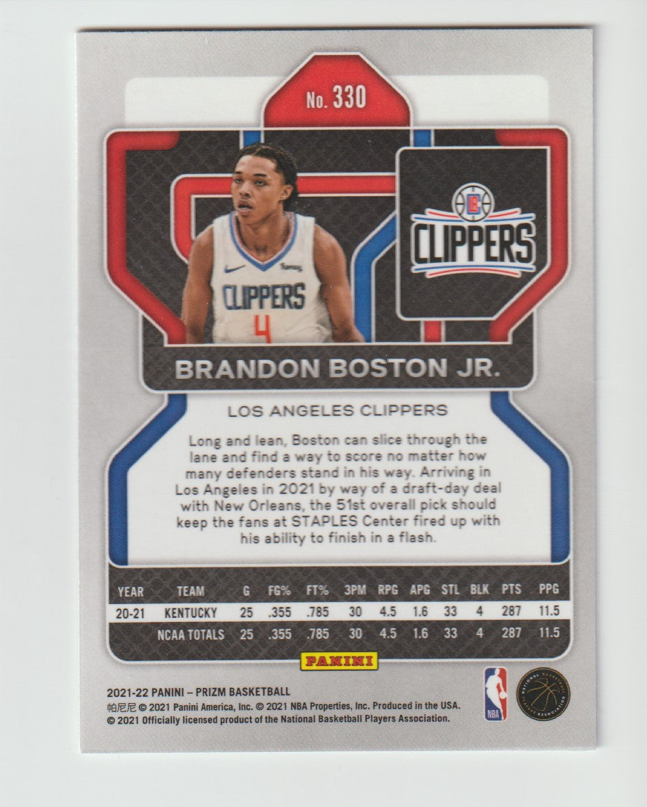 330 Brandon Boston Jr. - Los Angeles Clippers