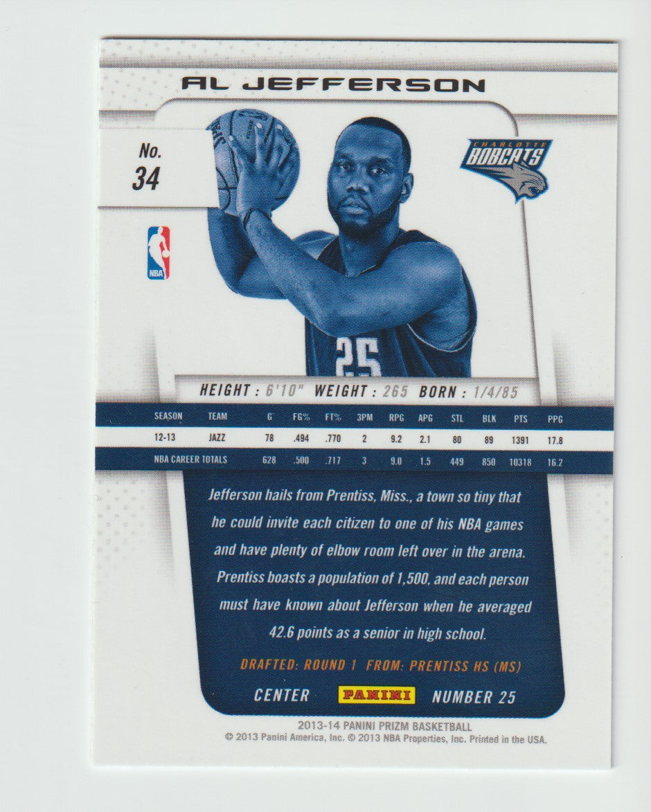 034 Al Jefferson - Charlotte Bobcats