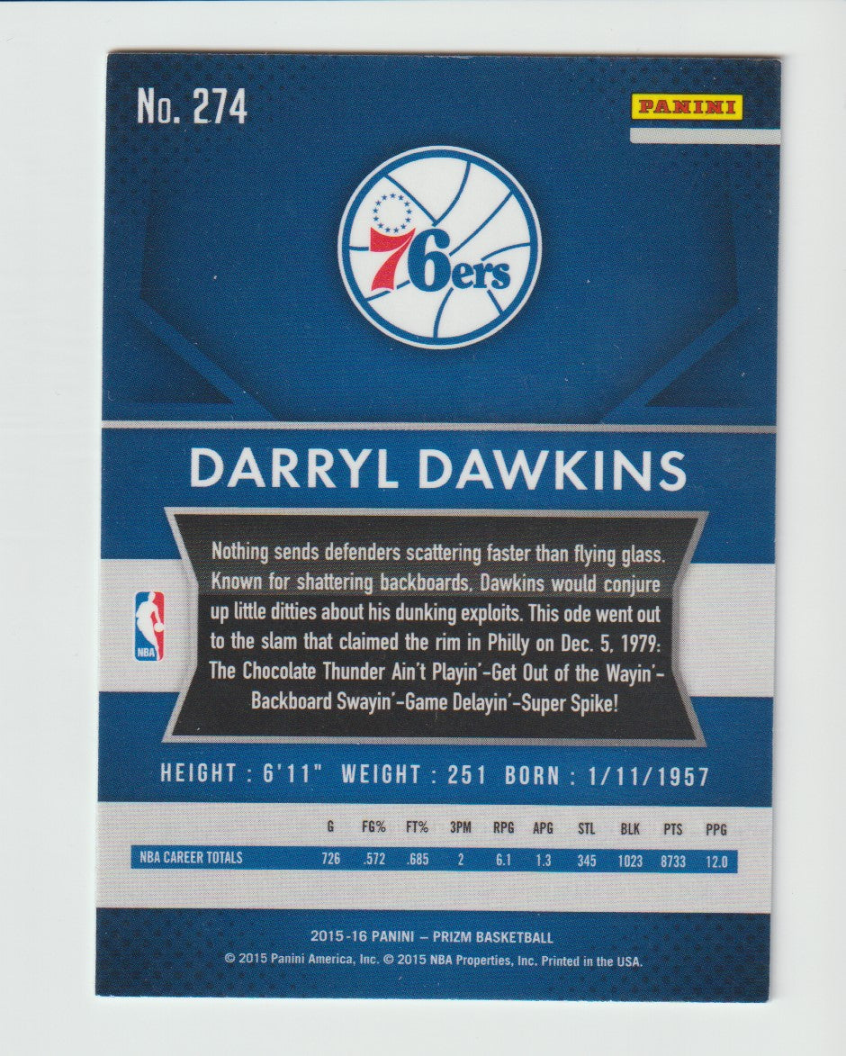 274 Darryl Dawkins - Philadelphia 76ers