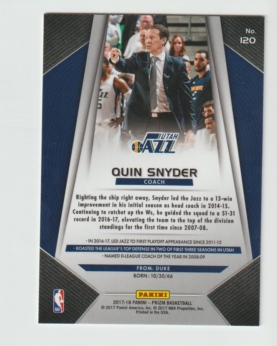 120 Quin Snyder - Utah Jazz