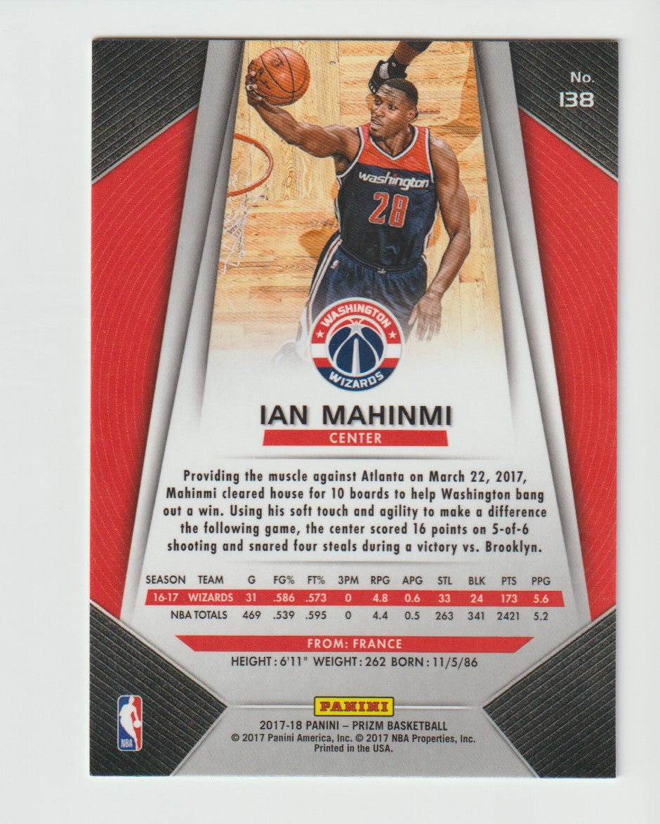 138 Ian Mahinmi - Washington Wizards