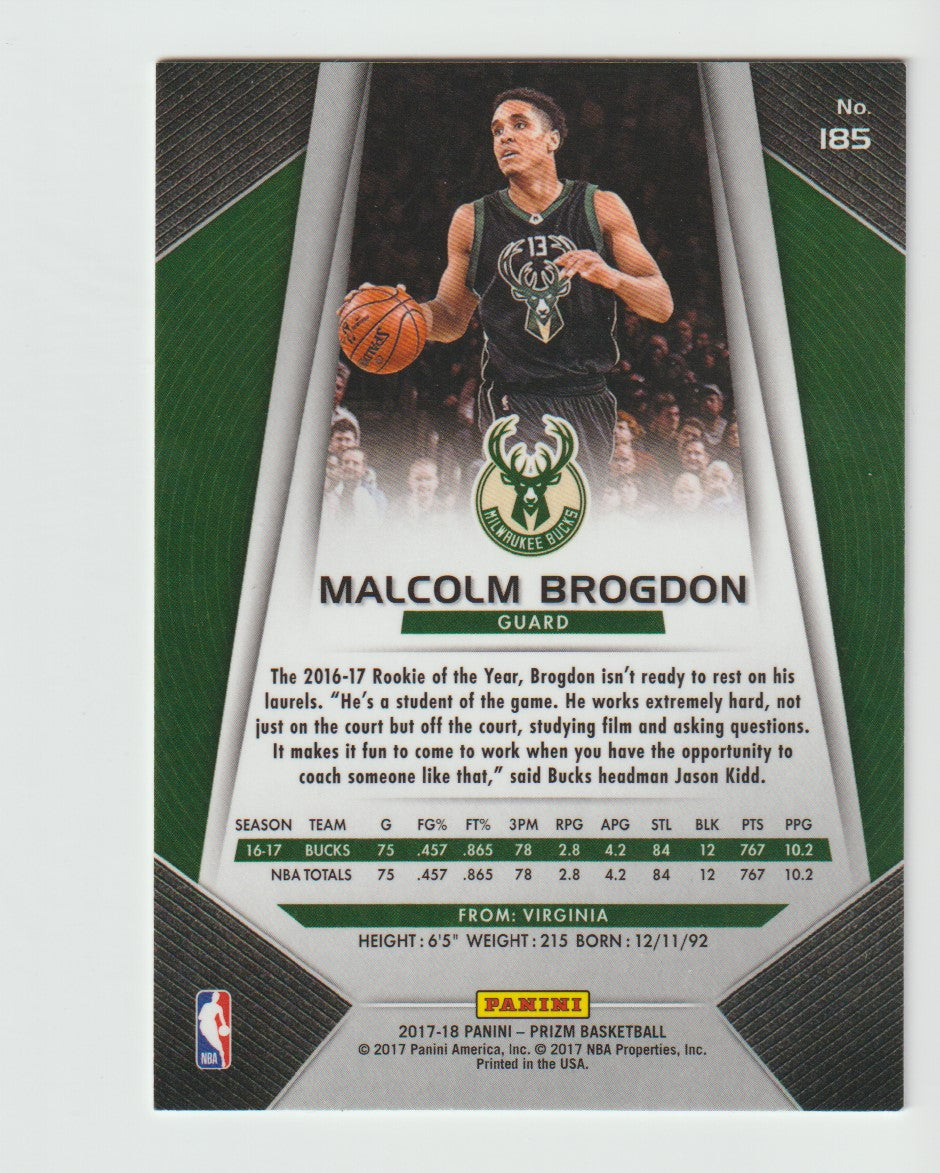 185 Malcolm Brogdon - Milwaukee Bucks