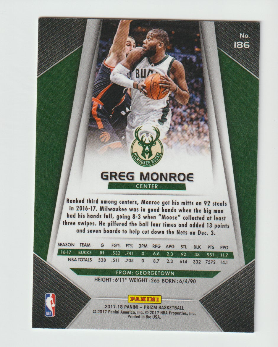 186 Greg Monroe - Milwaukee Bucks