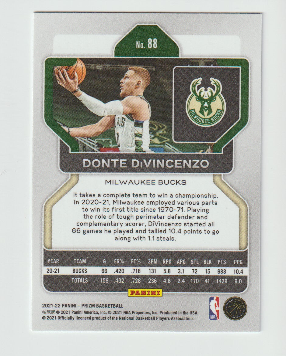 088 Donte DiVincenzo - Milwaukee Bucks