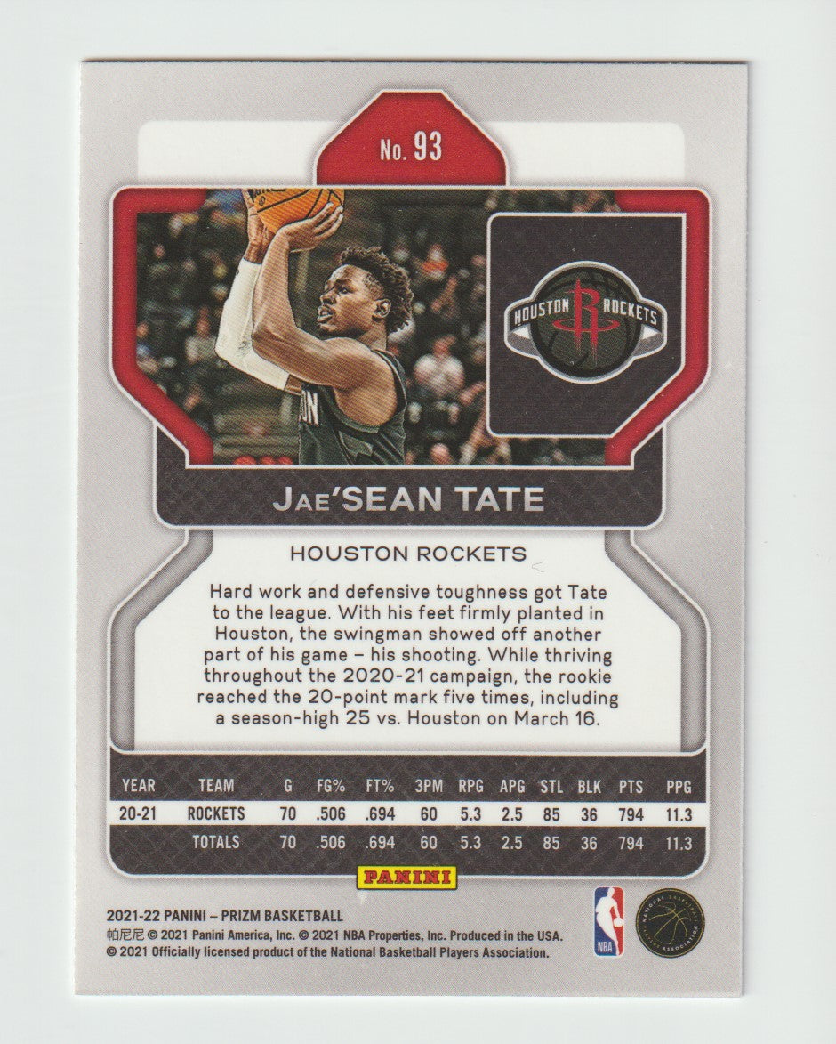 093 Jae'Sean Tate - Houston Rockets