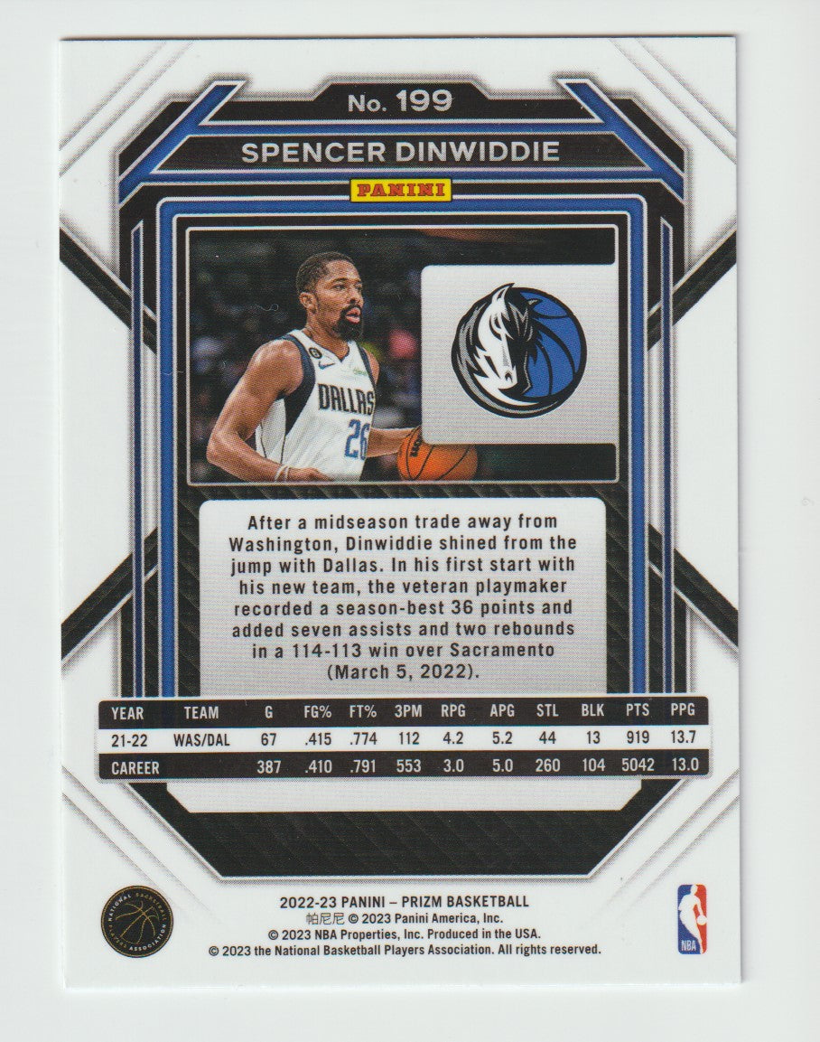 199 Spencer Dinwiddie - Dallas Mavericks