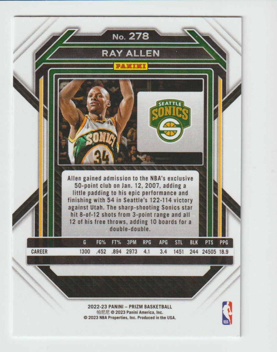 278 Ray Allen - Seattle Supersonics