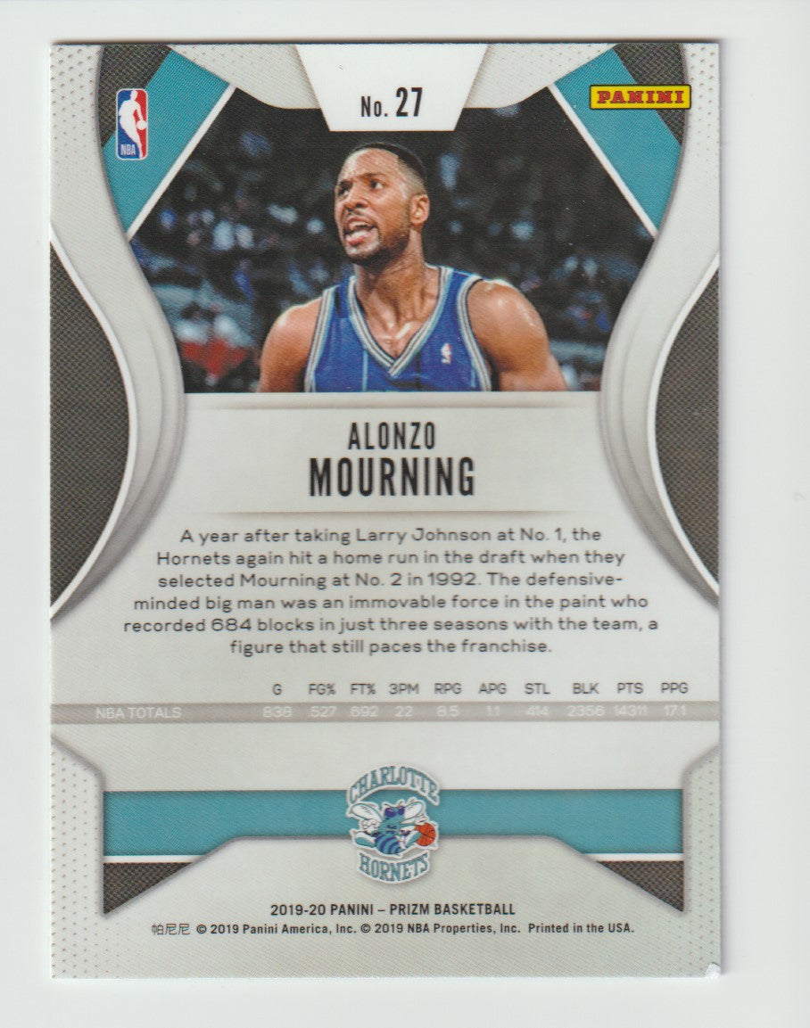 027 Alonzo Mourning - Charlotte Hornets