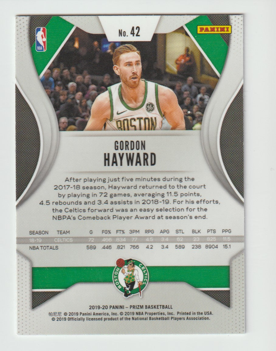 042 Gordon Hayward - Boston Celtics